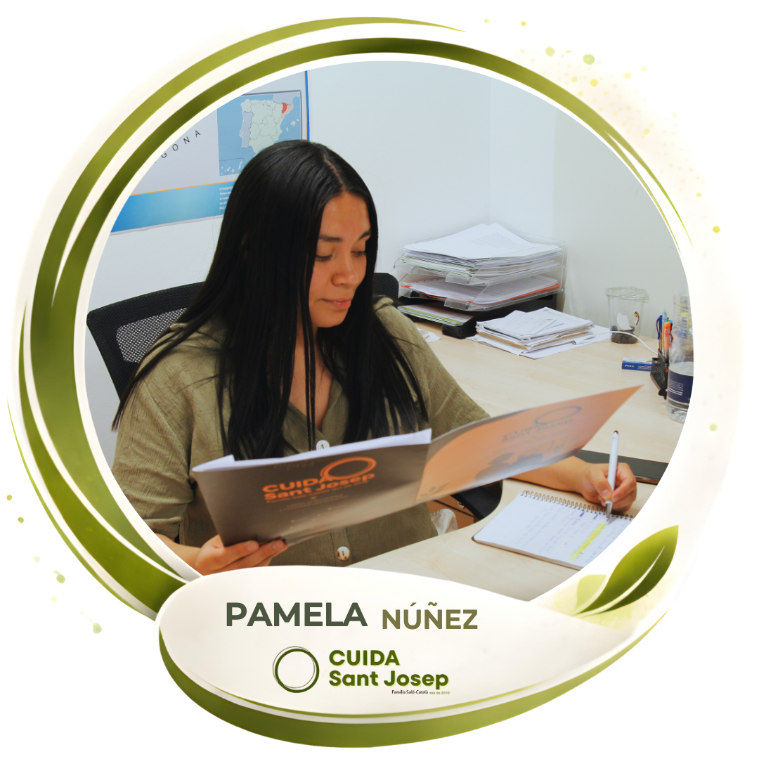 Pam Núñez, coordinadora de Cuida Sant Josep