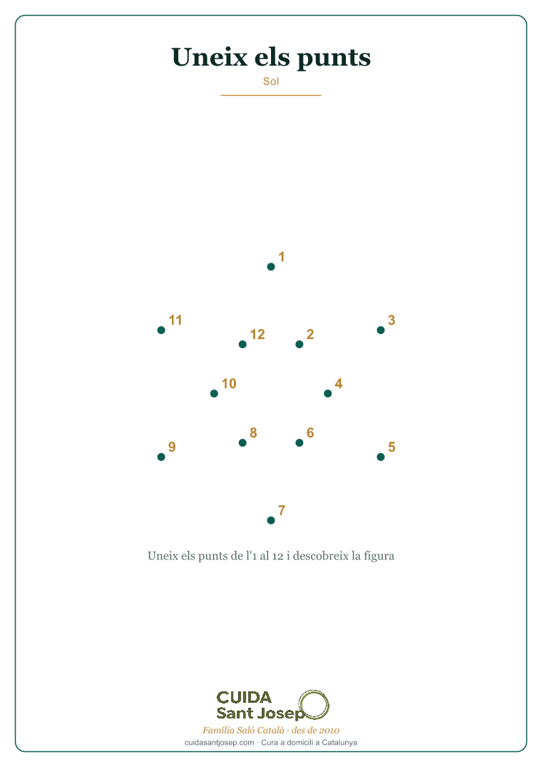 Uneix els punts gent gran Sol PDF gratis