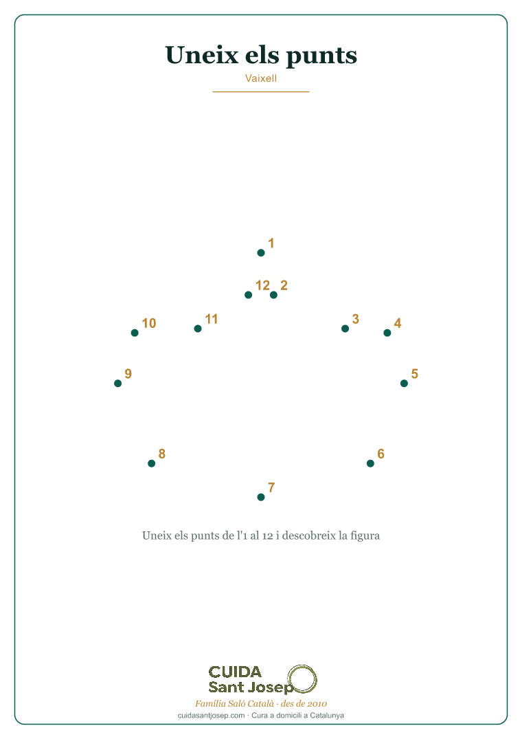 Uneix els punts gent gran Vaixell PDF gratis